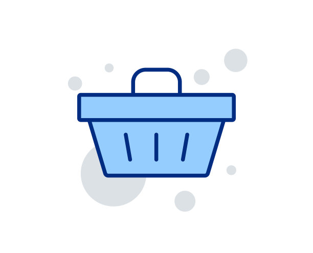 购物车线图标网上购买标志图片下载