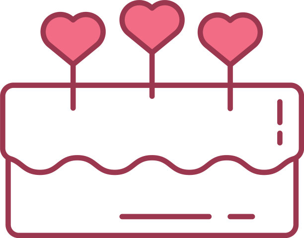 情人节心形蛋糕图片下载