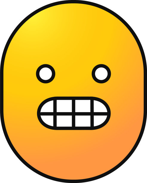 咧嘴笑颜色图标图片下载