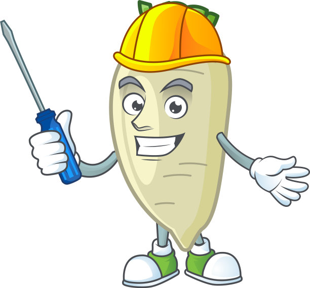 可爱又酷的汽车白萝卜呈现在眼前图片下载