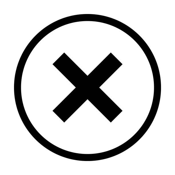 交叉与圆圈图片下载