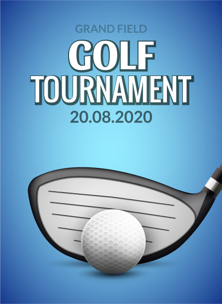 高尔夫比赛海报模板传单高尔夫球图片下载