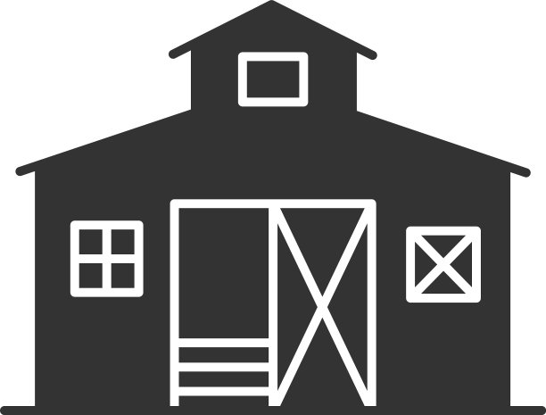 谷仓字形图标图片下载