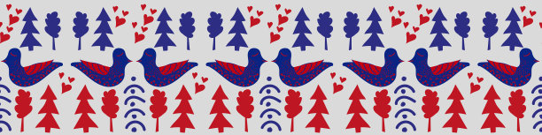 平斯堪的纳维亚风格的节日装饰图片下载