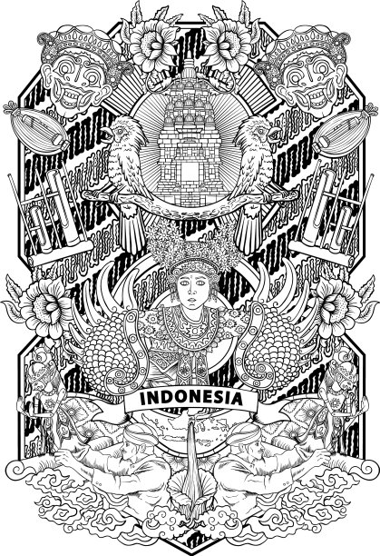 文塔的印尼文化令人惊叹图片下载