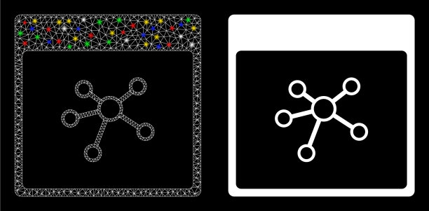 明亮的网格2d链接日历页面图标与flash图片下载