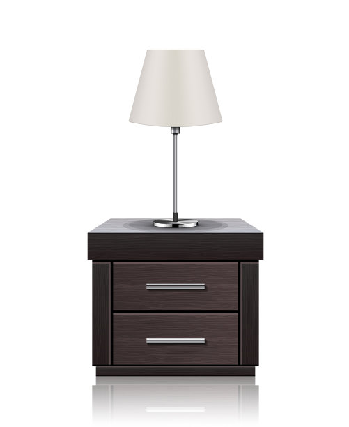 床头柜上的灯图片下载