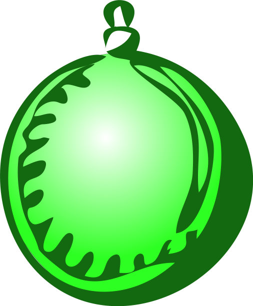 孤立手绘圣诞玩具球上图片下载