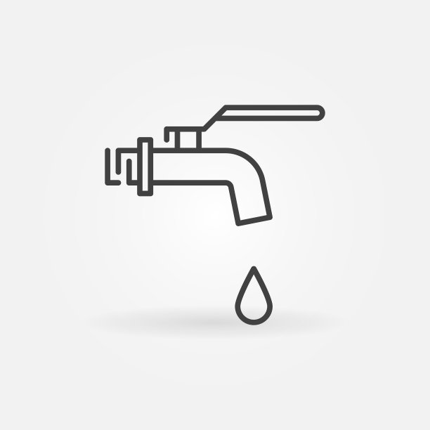 带水龙头的球阀，用于水的概念图片下载