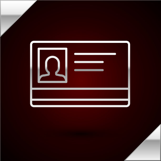 银色线标识牌图标隔离图片下载