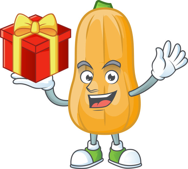 卡通人物冬南瓜一盒图片下载