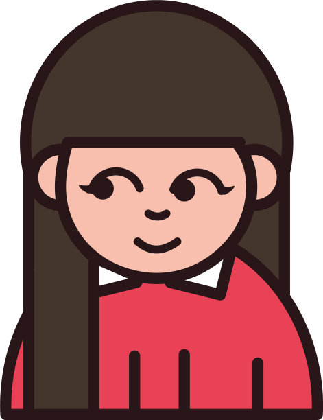 女性卡通人物肖像人物图片下载