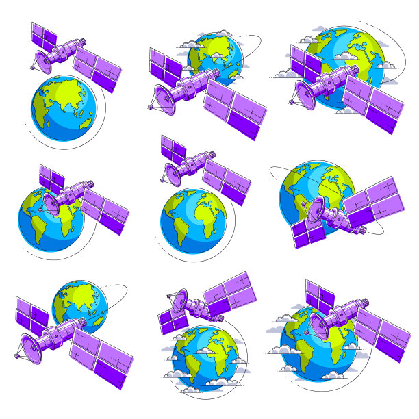 轨道通信卫星图片下载