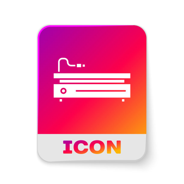 白色视频游戏机图标隔离在白色图片下载