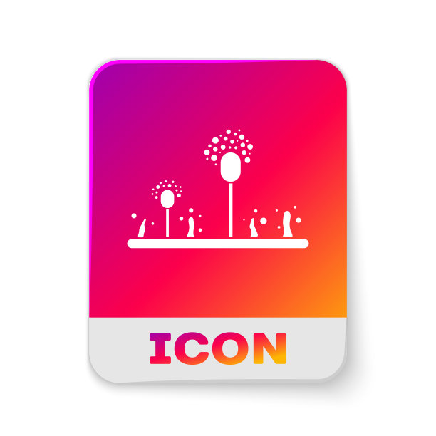 白色模具图标孤立在白色背景图片下载