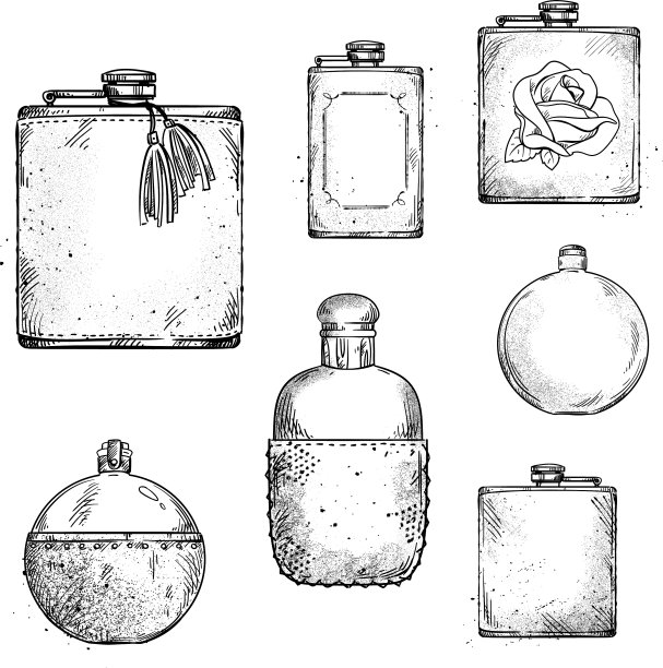 设置不同的饮料瓶绘图图片下载