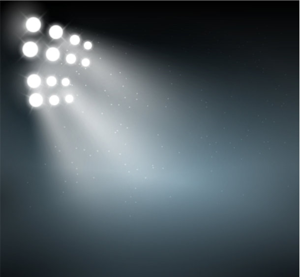 聚光灯背景显示背景淡蓝色图片下载