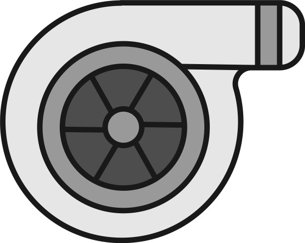 涡轮增压器彩色图标图片下载