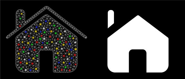 闪光网胴体home图标与闪光点图片下载