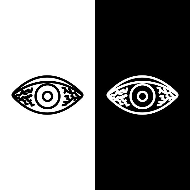 因病毒或细菌引起眼线发红图片下载