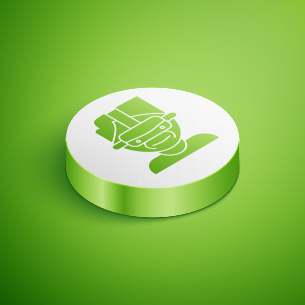 等距虚拟现实眼镜图标隔离上图片下载