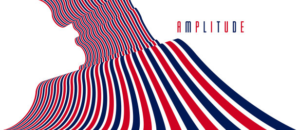 3d抽象线条在透视背景图片下载