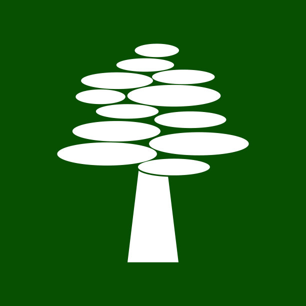 抽象树图标棍生态符号股票图片下载