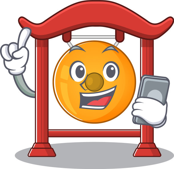 卡通人物中国锣鼓说话图片下载