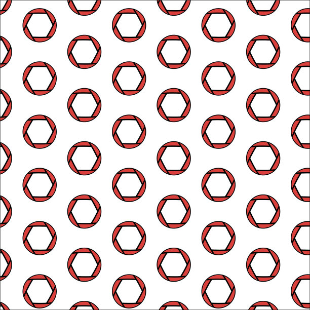 图案红色时尚圈图片下载