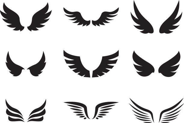 设置翼图标设计模板图片下载