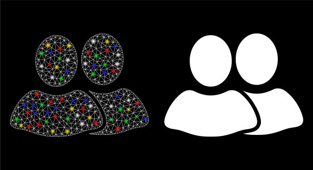 耀斑网线框架客户端图标与耀斑图片下载