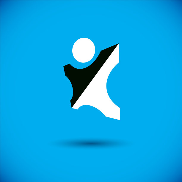 追求自由的快乐抽象人类图片下载