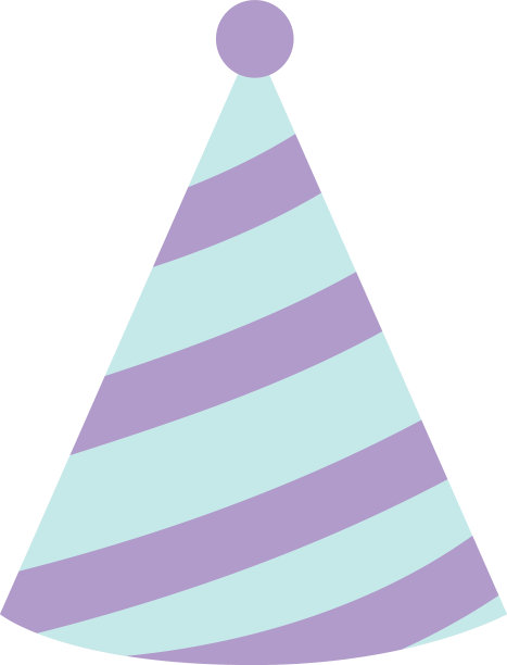 隔离派对和条纹帽子设计图片下载