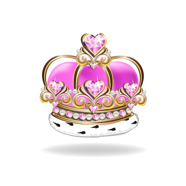 美丽的金色公主王冠图片下载