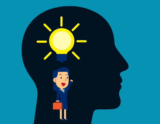 女商人的想法概念业务图片下载