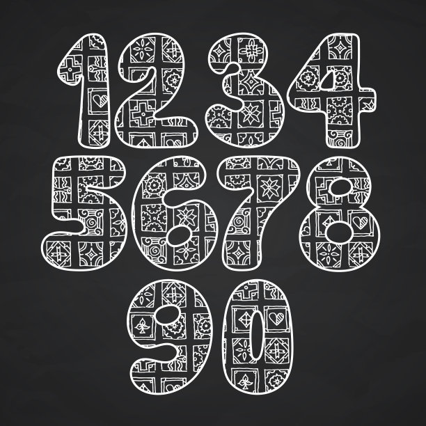 设置质朴的数字很好的政党海报图片下载