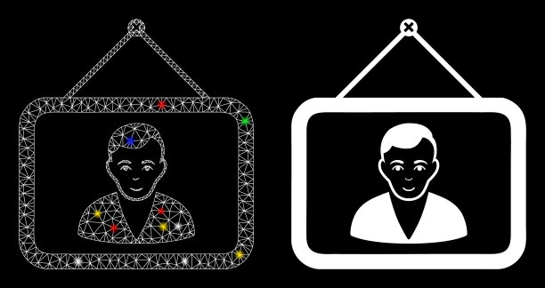 耀斑网网人像图标与耀斑图片下载