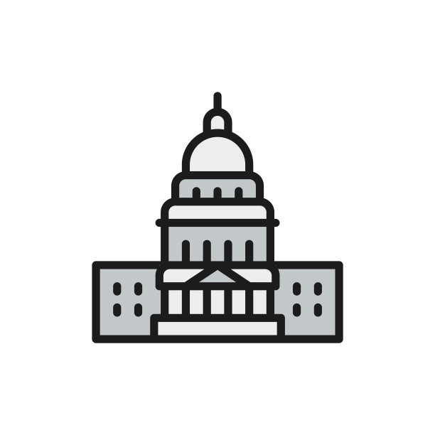 美国国会大厦是美国著名的建筑图片下载