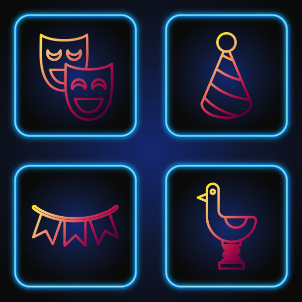 集线骑鸭童狂欢用花环图片下载