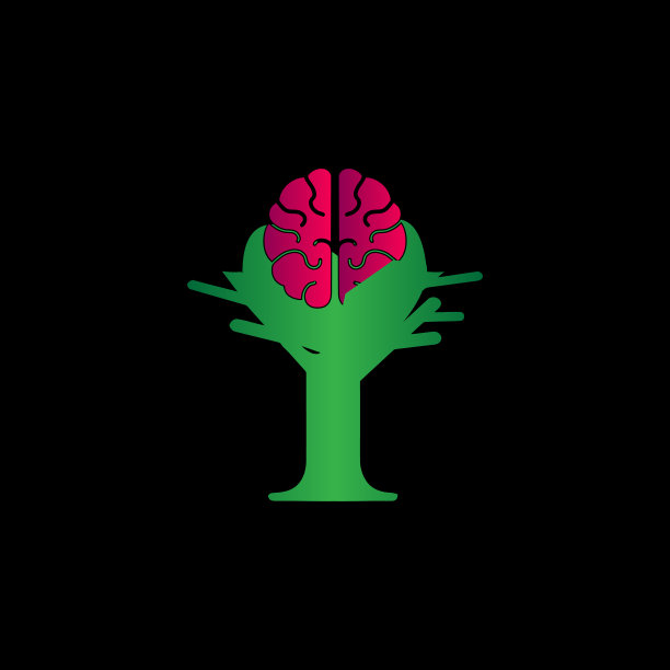 脑树标志图像图片下载