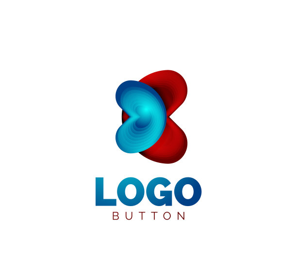 抽象圆形标志模板最小图片下载