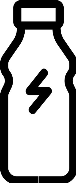 能量饮料图标孤立轮廓符号图片下载
