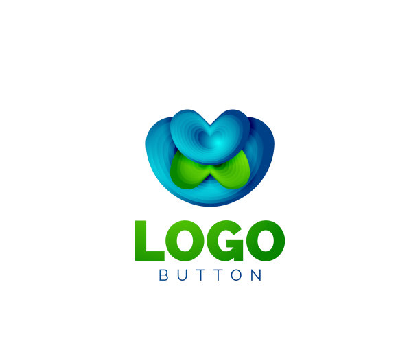 抽象圆形标志模板最小图片下载