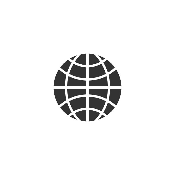 扁平风格的地球行星图标，地理地球图片下载