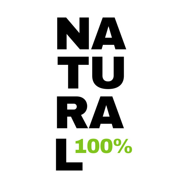 100%天然标志设计健康食品邮票图片下载