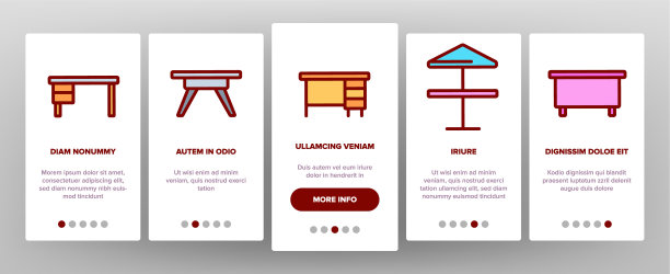 桌子桌子上的图标设置图片下载