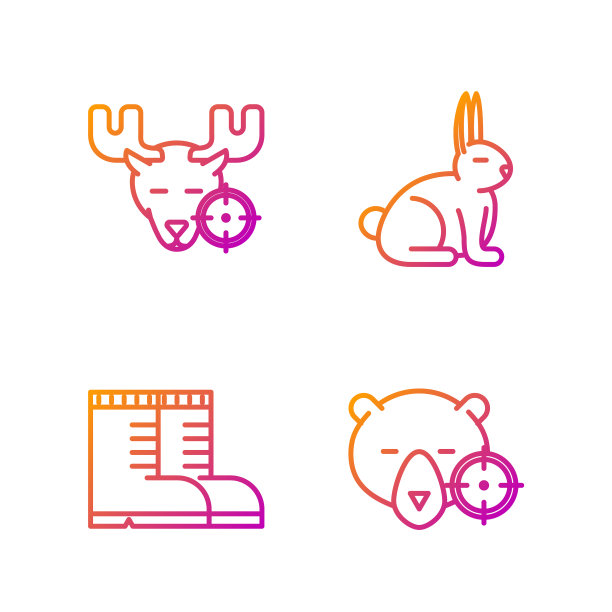 用十字准星猎人在熊上设置线狩猎图片下载