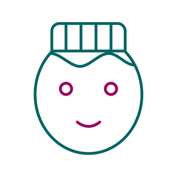 美丽的土耳其男人线图标图片下载