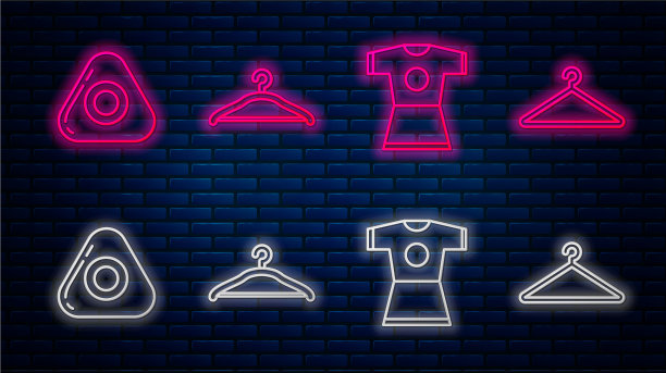 设线衣架衣柜女式服装缝纫图片下载