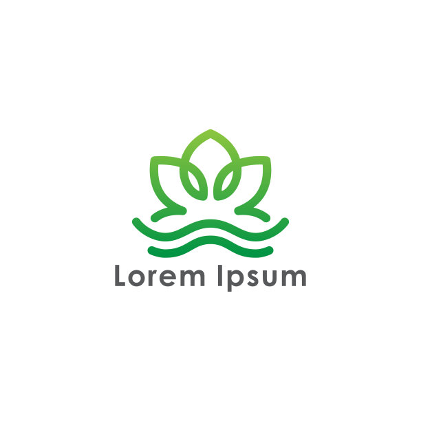 摘要叶子标志设计图片下载